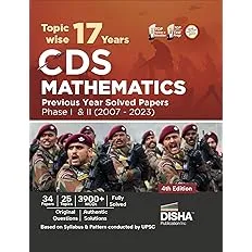 CDS Chapter wise Solved Papers (Mathematics)